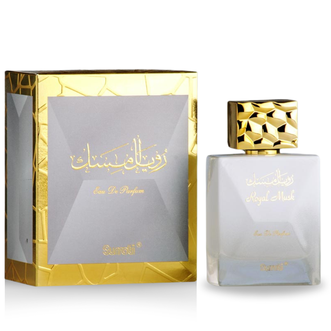 Royal Musk EDP 100ML (3.4 OZ) by SURRATI, Exotic Fragrances for Men & Women. - Intense Oud
