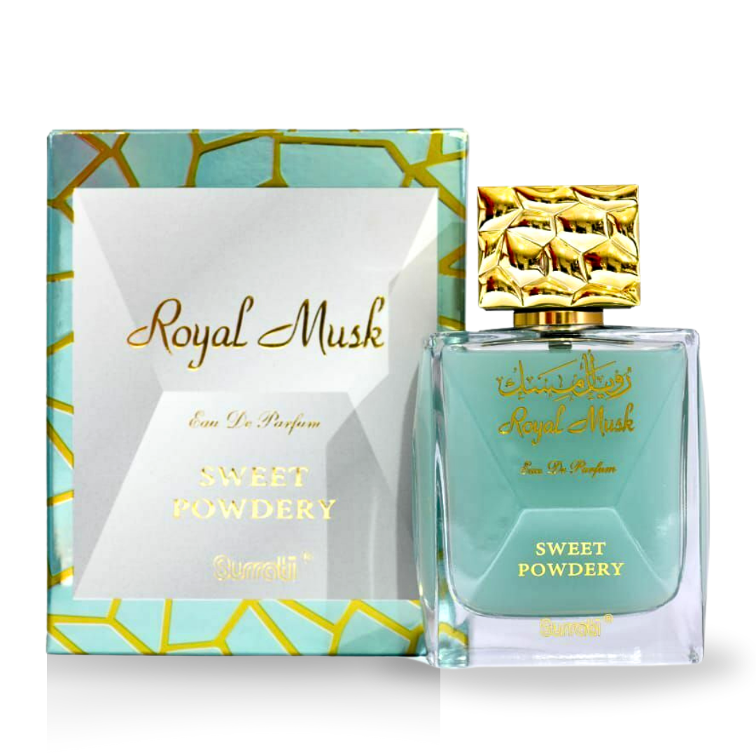 Royal Musk Sweet Powdery EDP 100ML (3.4 OZ) by SURRATI, Exotic Fragrances for Men & Women. - Intense Oud