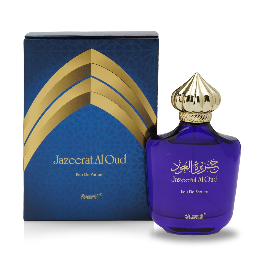 Jazeerat Al Oud EDP 100ML (3.4 OZ) by SURRATI, Exotic Fragrances for Men & Women.