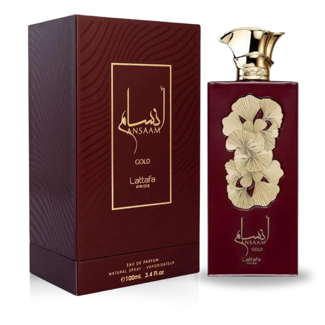 Ansaam Gold EDP -Eau De Parfum 100 ML (3.4 Oz) I By Lattafa Pride - Intense Oud