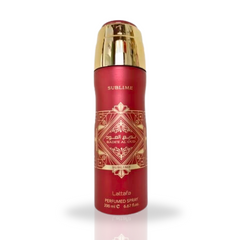 Bade'e Al oud Sublime Deodorant Spray 200ML (6.7 OZ) By Lattafa | Experience The Luxury of Woody & Aromatic Fragrance. - Intense Oud