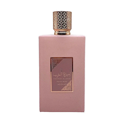 Ameerat Al Arab Prive Rose EDP 100Ml (3.4Oz) by Asdaaf. (WITH VELVET POUCH) - Intense Oud
