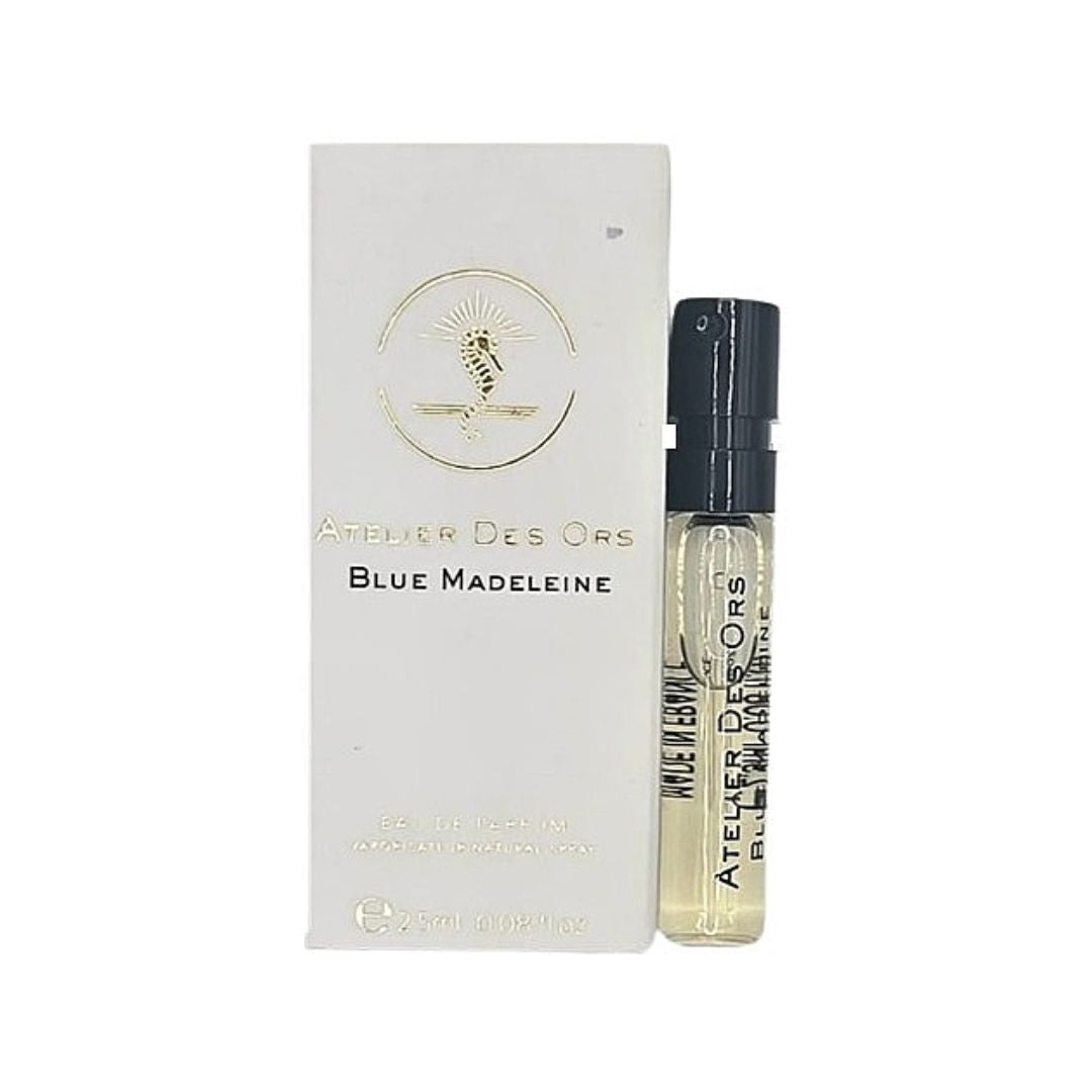 Blue Madeleine Eau de Parfum Spray 2.5ml (0.08 oz) by Atelier Des Ores - Intense Oud