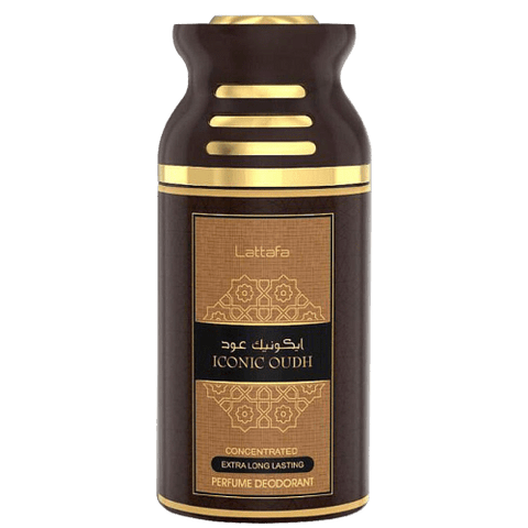 Lattafa Oud 250ml Men Deo Collection-Pure Oudi, Raaes, Iconic Oudh - Intense oud