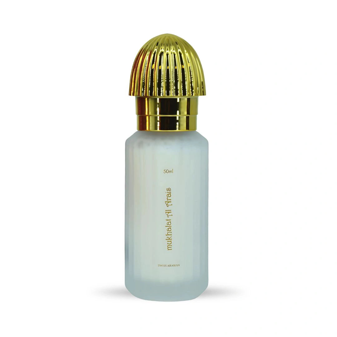 Mukhalat Al Arais Eau de Milky Spray 50ml (1.7 oz) by Swiss Arabian (Velvet Pouch) - Intense Oud