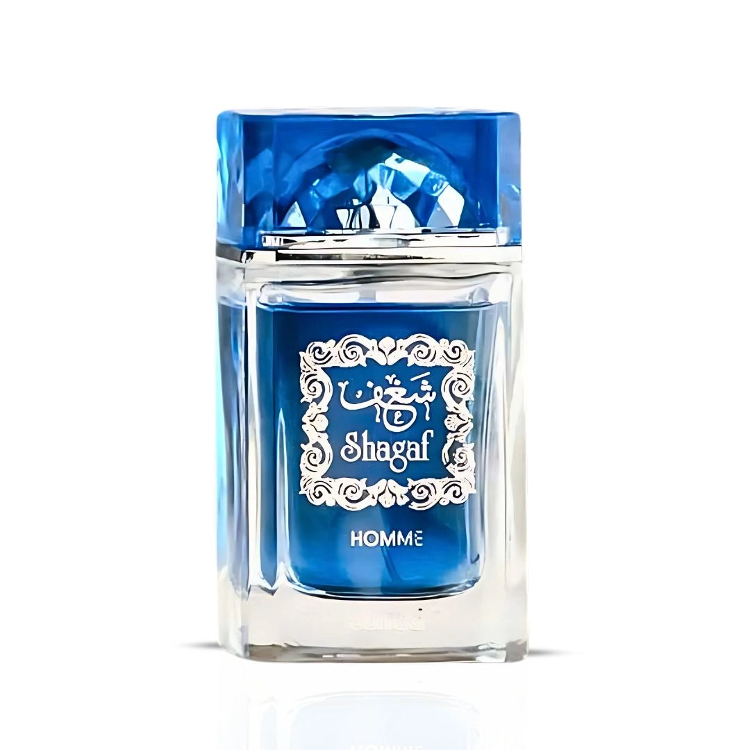 Shaghaf Homme Eau de Parfum Spray 100ml (3.4 oz) by Surrati (Velvet Pouch) - Intense Oud