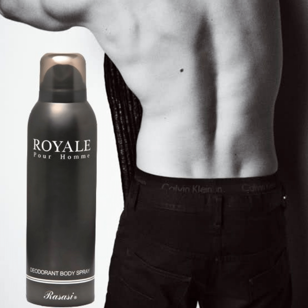 Royale for Men Deodorant - 200ML (6.7 oz) by Rasasi - Intense oud