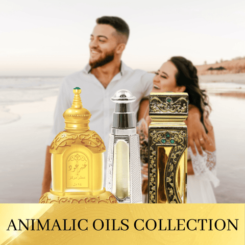 Intense Oud Aromatic 3-Piece CPO Unisex perfume set with Sahar, Musk Khas, and Amber Ood concentrated perfume oils.