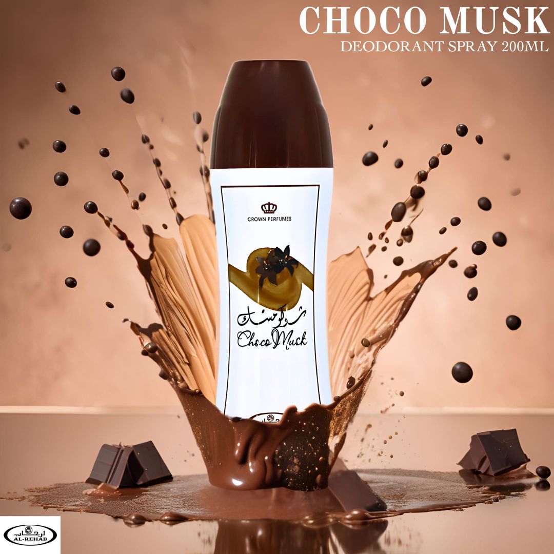 Yara by Lattafa & Choco Musk by Al Rehab - Perfumed Body Sprays 200ml (6.7 oz) | From Sweet Tropical Florals to Decadent Cocoa, This Bundle Wraps You in Cozy Elegance (Bundle)