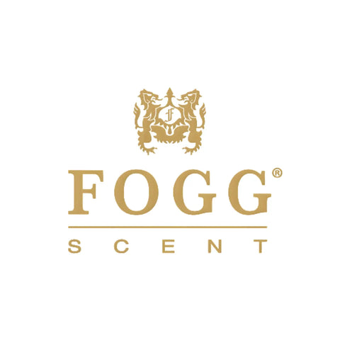 Fogg Xpressio & Xtremo men's eau de parfum spray bundle, 100ml each, featuring sleek bottle designs and brand logo.