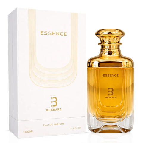Bharara Essence Eau de Parfum Spray 100ml bottle with elegant packaging on a neutral background