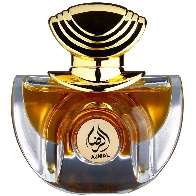 Ajmal Al Reda Perfume Oil 20ML bottle, concentrated perfume oil with elegant packaging, by Ajmal.