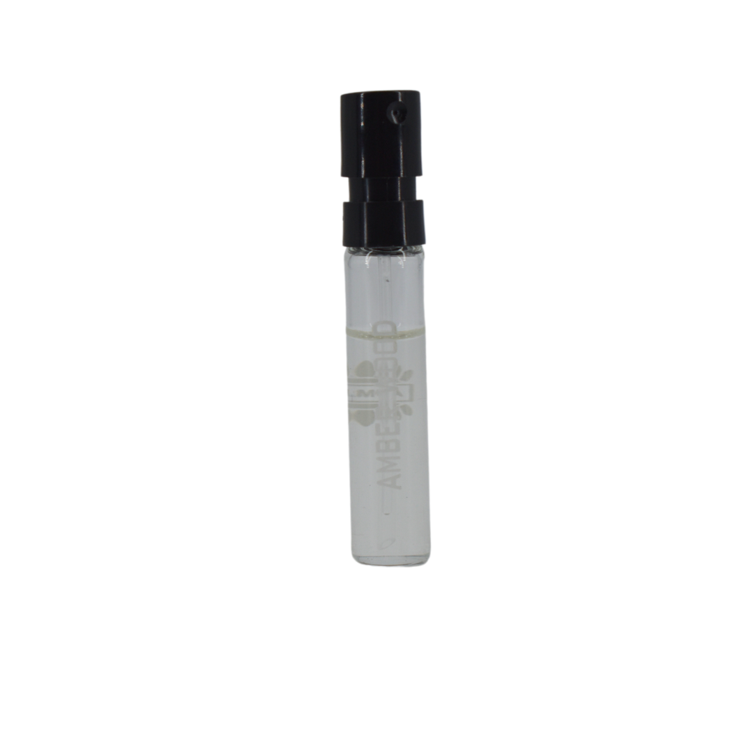 Amber Wood Ajmal Eau de Parfum 1 ml – small glass sample vial, image 2