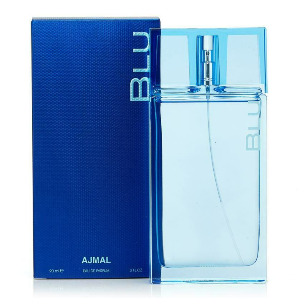 Ajmal Blu perfume for Men Eau de Parfum 90 ml – bottle front