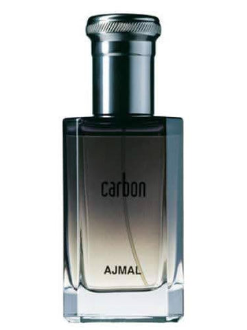 Ajmal Carbon for Men perfume oil in 10ml bottle, concentrated fragrance with sleek packaging, natural and masculine scent.