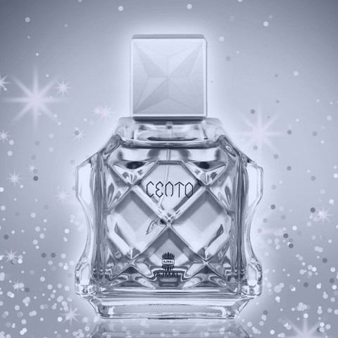 Cento for Men Eau De Parfum by Ajmal in 100ml dark glass bottle with silver accents, showcasing a sophisticated men's fragrance.