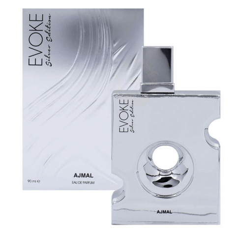 Ajmal Evoke Silver Edition Eau de Parfum 90 ml – clear glass bottle