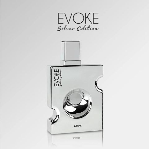 Ajmal Evoke Silver Edition Eau de Parfum 90 ml – silver packaging