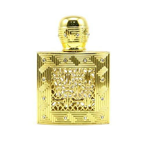 Ajmal Fatinah Perfume Oil 14ml bottle with black cap, concentrated perfume oil in a sleek glass container.