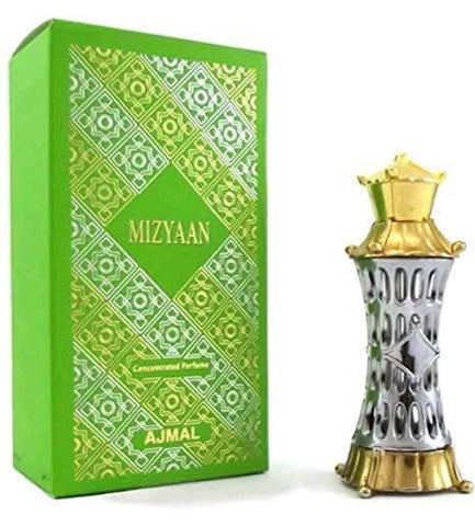 Ajmal Mizyaan Perfume Oil 14 ml – bottle and packaging