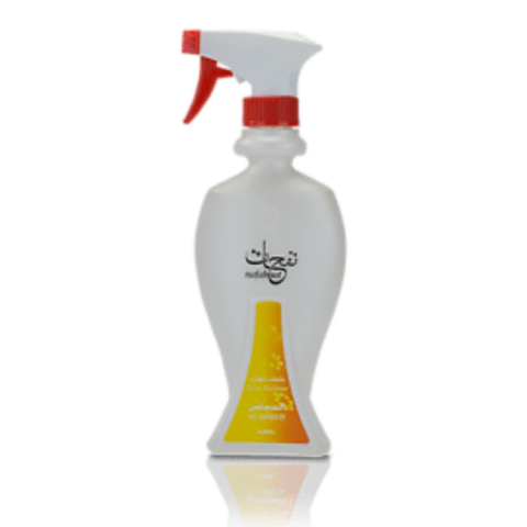 Ajmal Nafahat Al Majlis air freshener bottle with packaging, 300 ML, showcasing the elegant design and branding.