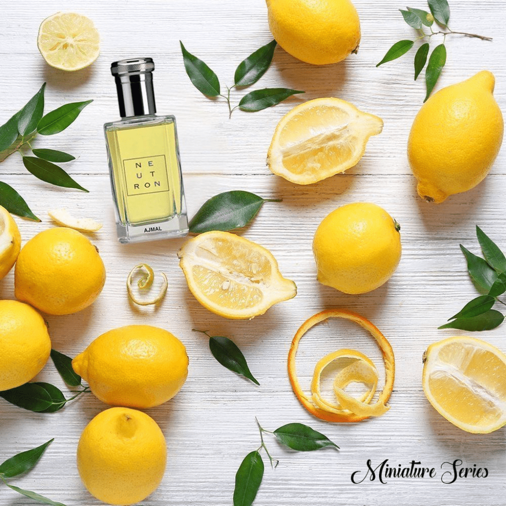 Ajmal Neutron Perfume Oil 10ml bottle with a sleek design, showcasing the concentrated perfume oil for premium fragrance.