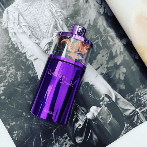 Ajmal Orchidee Celeste Eau De Parfum for women in a 75ml bottle, featuring elegant floral and orchid fragrance.