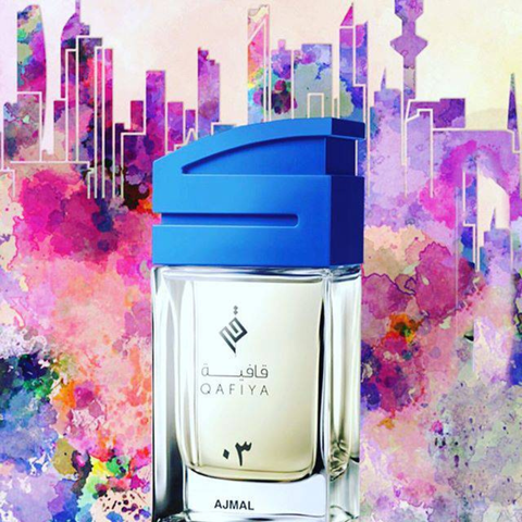 Ajmal Qafiya 03 Eau de Parfum 75 ml – bottle on neutral background