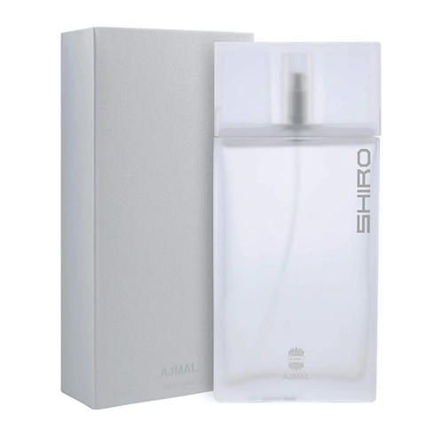 Ajmal Shiro for Men Eau De Parfum 90ml bottle, featuring sleek glass packaging and modern design.