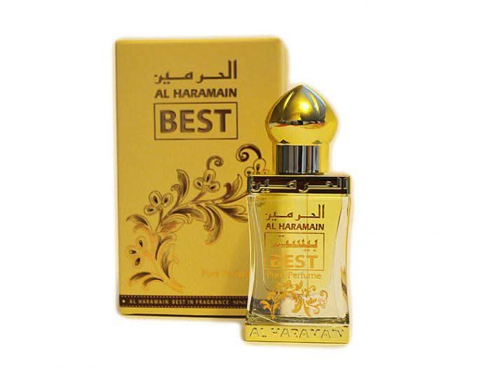 Al Haramain Best Perfume Oil in 12ml, concentrated perfume oil by Al Haramain, featuring a sleek bottle with elegant design.