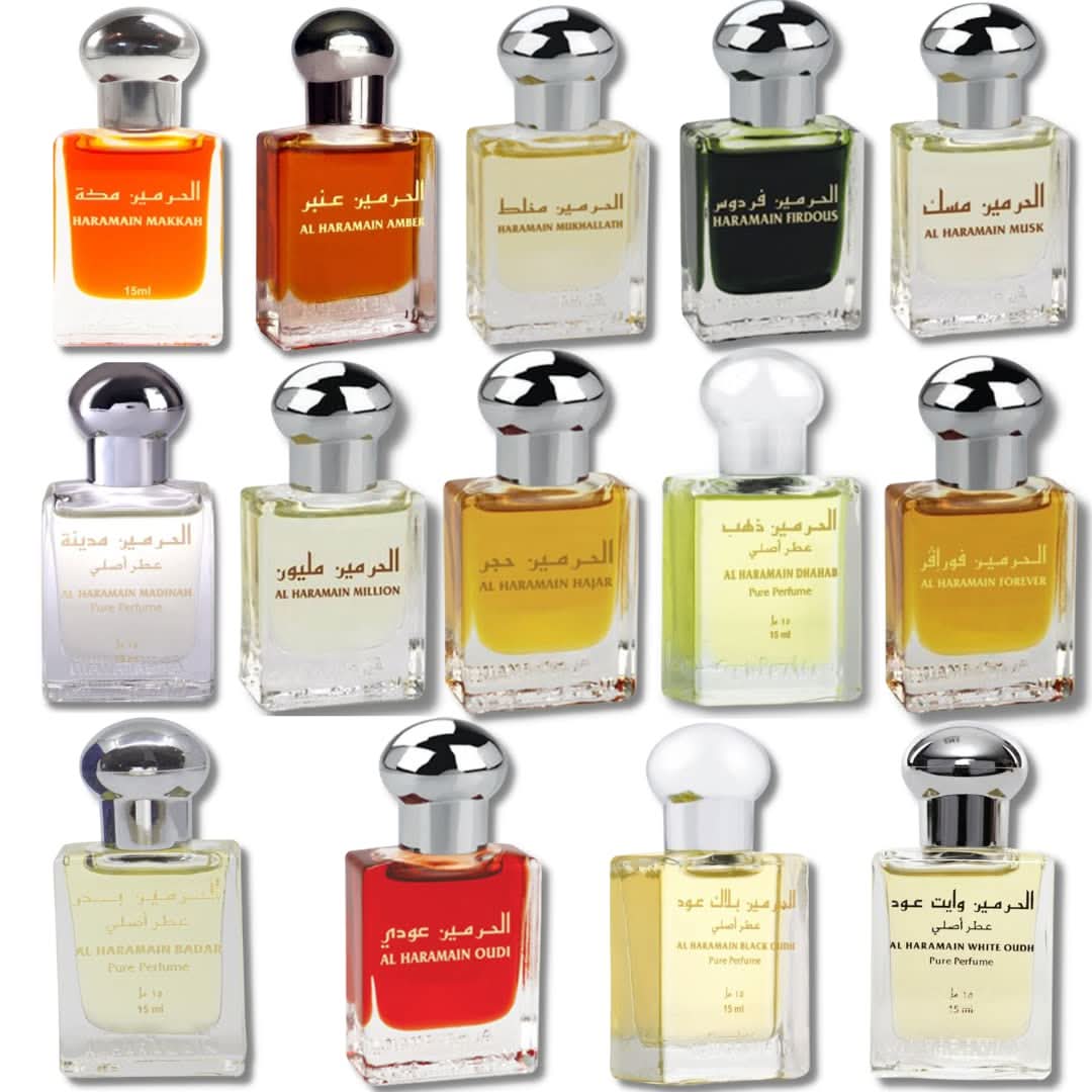Al Haramain perfume oil Discovery Collection of 14 concentrated perfume oils, 15 ml each – set in box