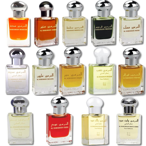 Al Haramain perfume oil Discovery Collection of 14 concentrated perfume oils, 15 ml each – set in box