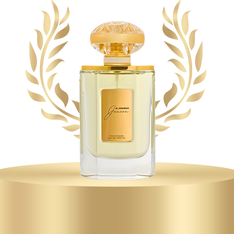 Al Haramain Junoon Pour Femme EDP Spray 75ml bottle with elegant floral fragrance packaging
