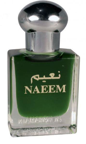 Al Haramain Naeem concentrated perfume oil 15ml bottle and packaging