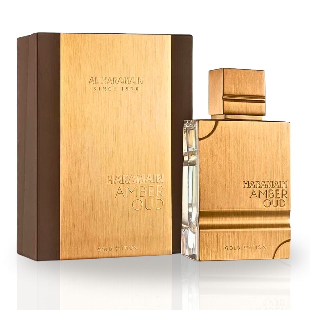 Amber Oud Gold Edition & Amber Oud Gold Edition Extreme Pure Perfume - EDP Sprays 60ML (2.0 OZ) By Al Haramain | Long Lasting & Refreshing Fragrances For Men & Women. (BUNDLE) - Intense Oud