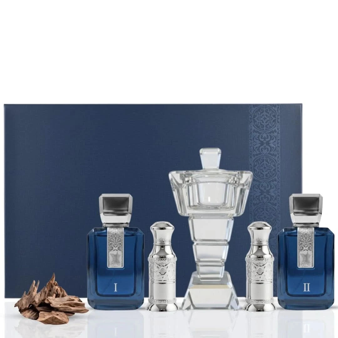Al Arabiya Oud Blue Collection 5 Piece Gift Set by Arabian Oud – image 1
