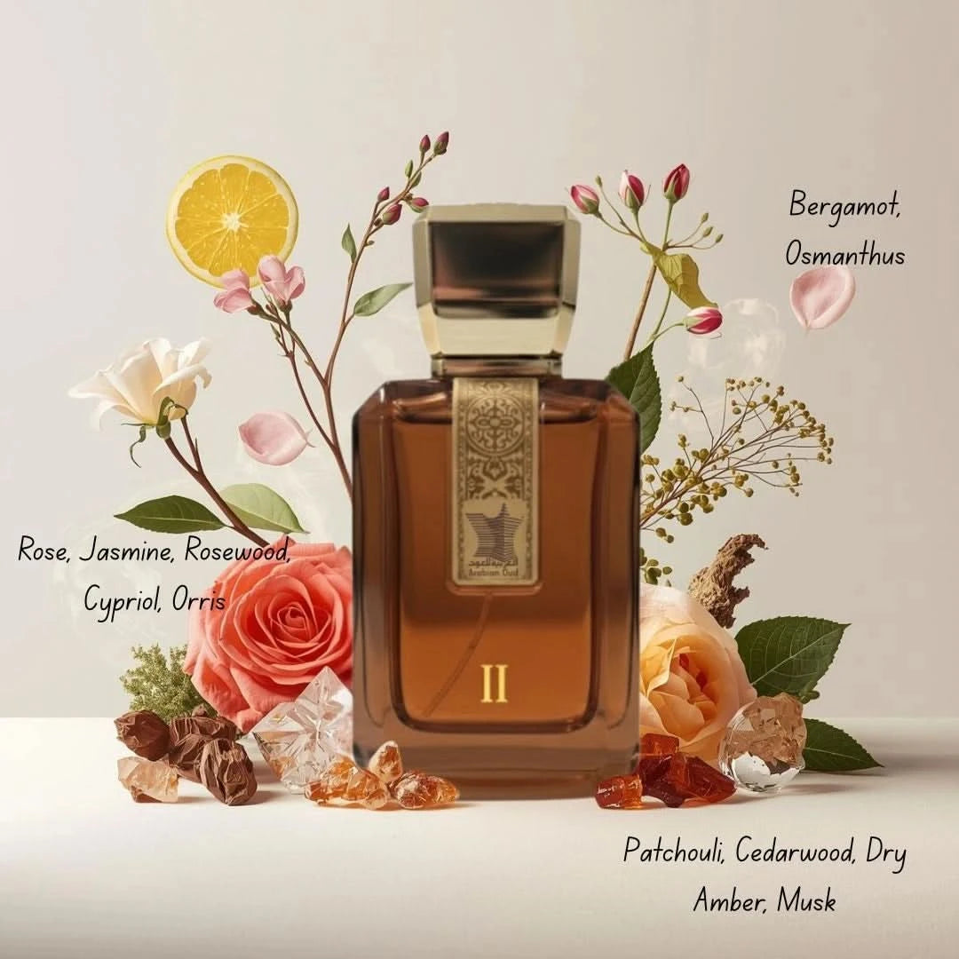 Arabian Oud Al Arabiya Brown Collection 5-piece gift set with luxurious fragrances and elegant packaging.