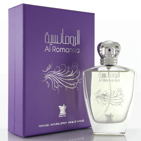 Arabian Oud Al Romansia Eau de Parfum 100 ml – bottle and packaging