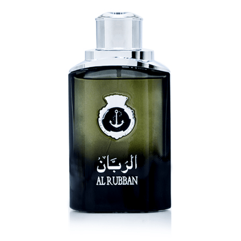 Arabian Oud Al Rubban Eau De Parfum 120ML bottle, elegant design showcasing the Arabian Oud fragrance for women and men.
