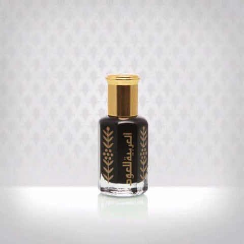 Arabian Oud Alka'ba Musk Perfume Oil in 6ml bottle, concentrated Arabian Oud CPO with a sleek design and elegant packaging.