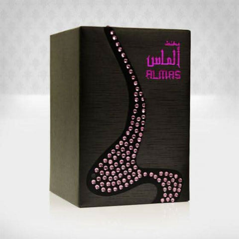 Almas Arabian Oud Concentrated Perfume Oil 24 ml – bottle with golden accents