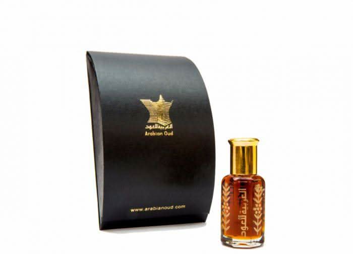 Arabian Oud Asala perfume oil in a 6ml bottle, concentrated CPO with elegant packaging and a luxurious fragrance.