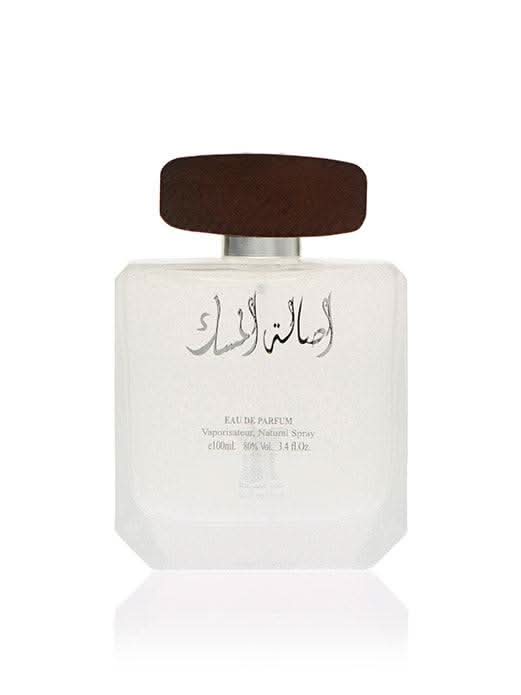 Arabian Oud Asalat Al Musk EDP 100ml bottle with packaging, featuring elegant fragrance design and branding.