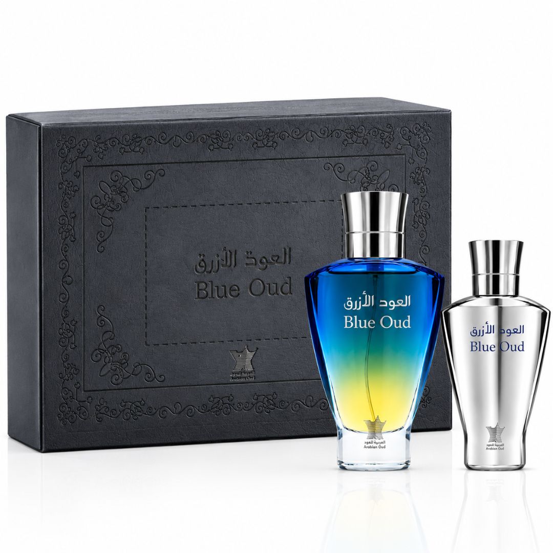 Arabian Oud Blue Oud Gift Set 100 ml Eau de Parfum and 24 ml perfume oil – image 1