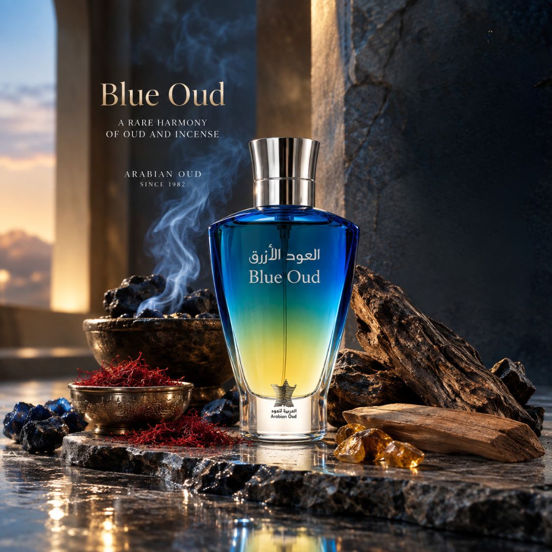 Arabian Oud Blue Oud Gift Set 100 ml Eau de Parfum and 24 ml perfume oil – image 4