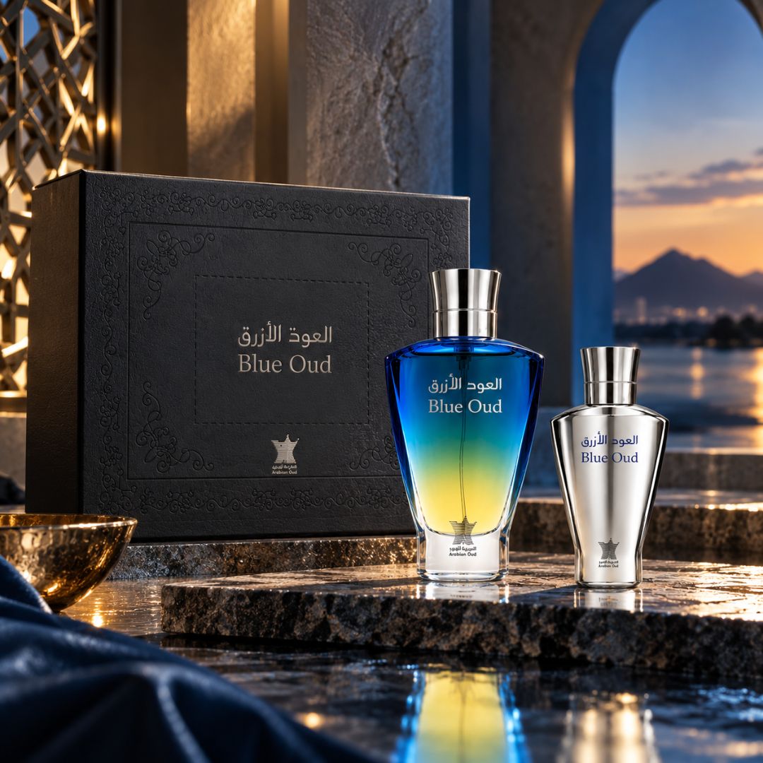 Arabian Oud Blue Oud Gift Set 100 ml Eau de Parfum and 24 ml perfume oil – image 5