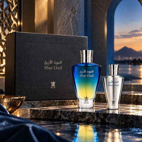 Arabian Oud Blue Oud Gift Set 100 ml Eau de Parfum and 24 ml perfume oil – image 5