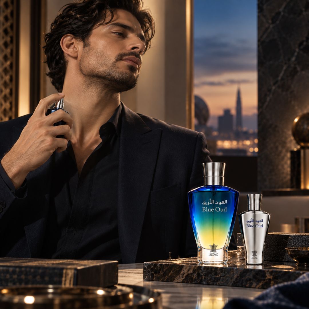 Arabian Oud Blue Oud Gift Set 100 ml Eau de Parfum and 24 ml perfume oil – image 8
