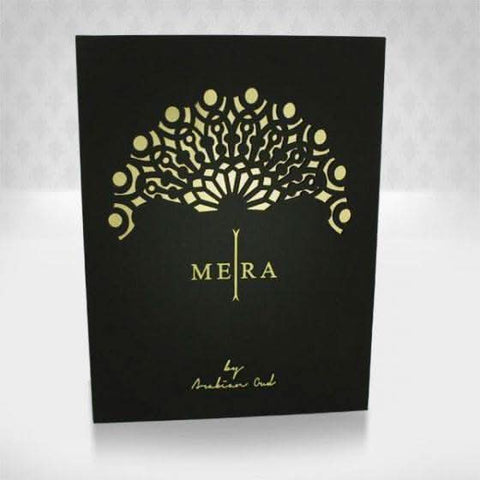 Arabian Oud Mera Gold for Women EDP, 100ml bottle, elegant gold packaging and floral fragrance, luxury perfume for women