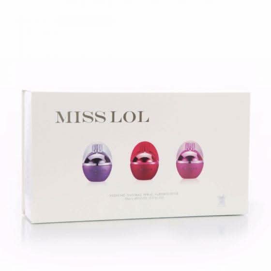 Arabian Oud Miss LoL Eau De Parfum 30ml bottle with elegant design, showcasing the fragrance and branding.